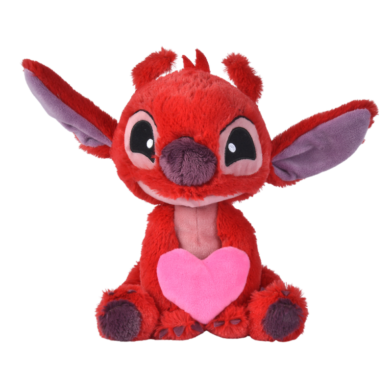  plush leroy holding heart red 25 cm 